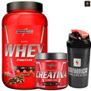 Kit Nutri Whey Pote 900g + Creatina CarboFuel 300g + Coqueteleira