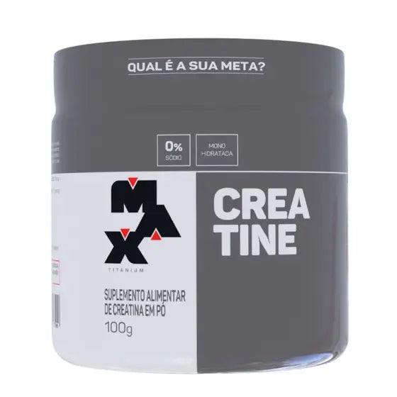 Creatina Max Titanium 100g Pura Monohidratada