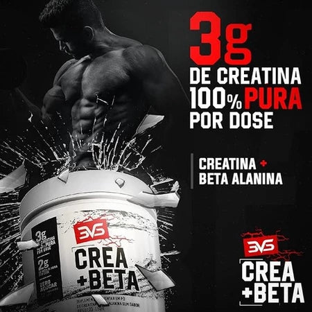 Creatina + Beta Alanina Para Treinos De Intensidade Com Matéria-prima Importada - 150g (30 Doses)