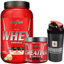 Kit Nutri Whey Pote 900g + Creatina CarboFuel 300g + Coqueteleira