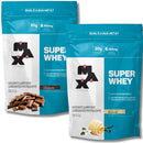 Kit 2x Super Whey Protein Concentrado 900g Max Titanium Proteína Concentrada
