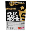 Whey Blend Protein Concentrado e Isolado - 900g - Soldiers Nutrition