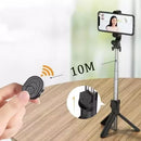 Bastão de Selfie Bluetooth Retrátil suporte tripé para celular