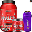 Kit Nutri Whey Pote 900g + Creatina CarboFuel 300g + Coqueteleira