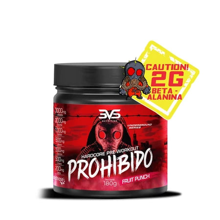 Pré Treino Prohibido 180g Com Fórmula Avançada