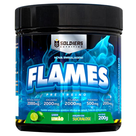 Pré-Treino Flames 200g - 100% Importado - Soldiers Nutrition