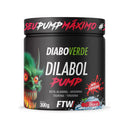 Dilabol Pump Pré Treino Pote 300g Sabor Cereja Ice Diabo Verde - FTW
