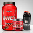 Kit Nutri Whey Pote 900g + Creatina CarboFuel 300g + Coqueteleira